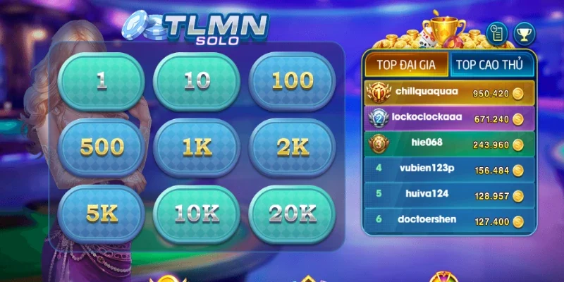 Cách chơi bài tiến lên miền Nam tại cổng game rất đơn giản