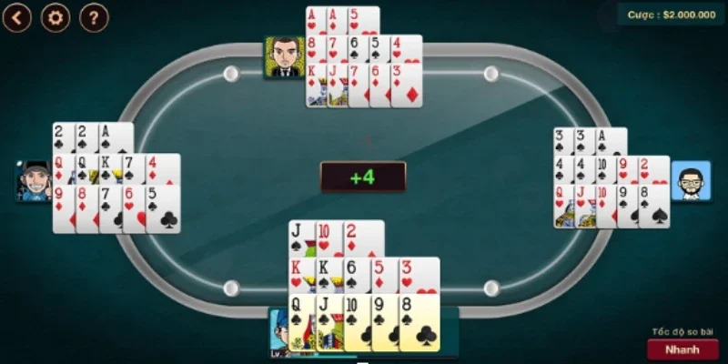 Mậu thầu, đôi, thú, xám, sảnh, thùng, tứ quý,... là các thuật ngữ trong game